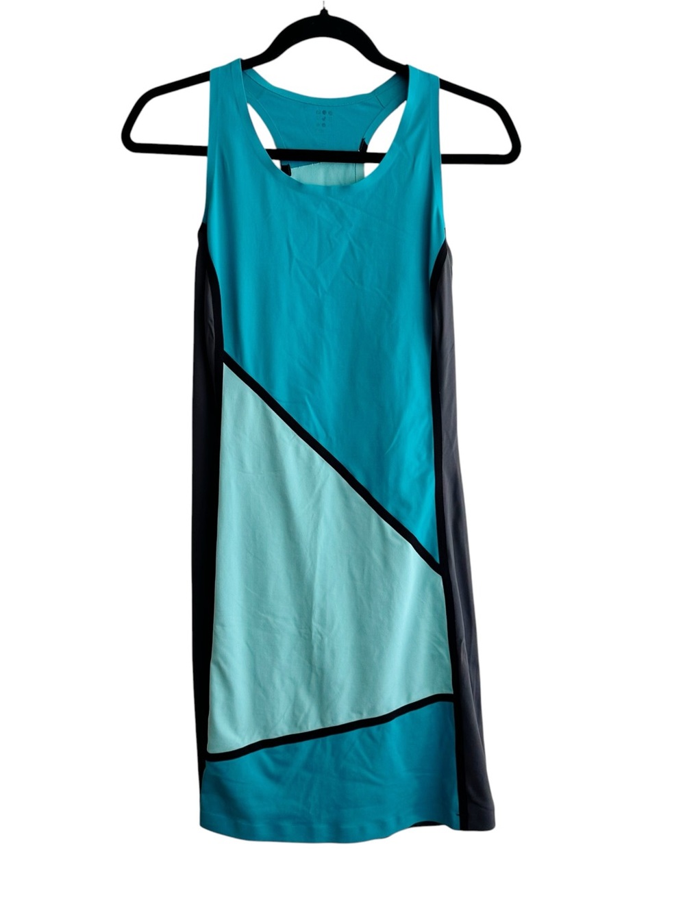 Title Nine Diamalete Colorblock Active Golf Sleeveless Seamless Dress